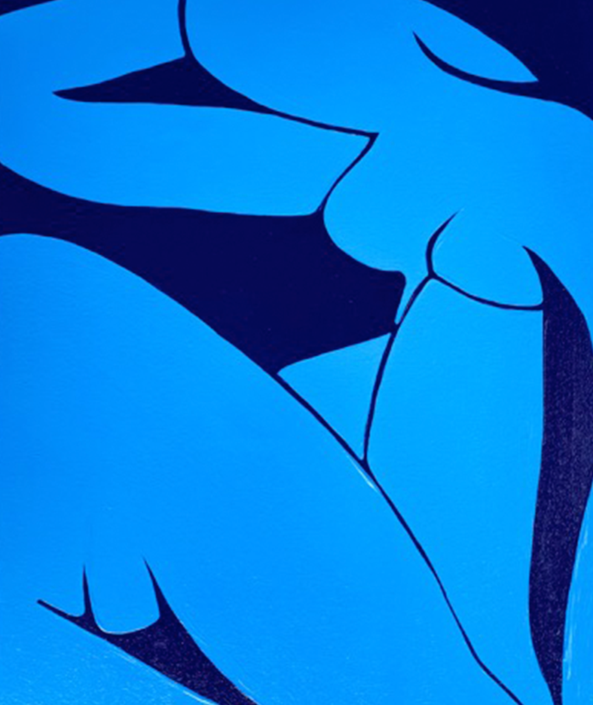 III Nudes In Blau