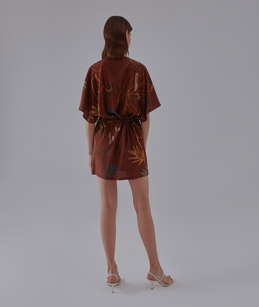 Vamos Kleid mit Palo Santo Coco Muster