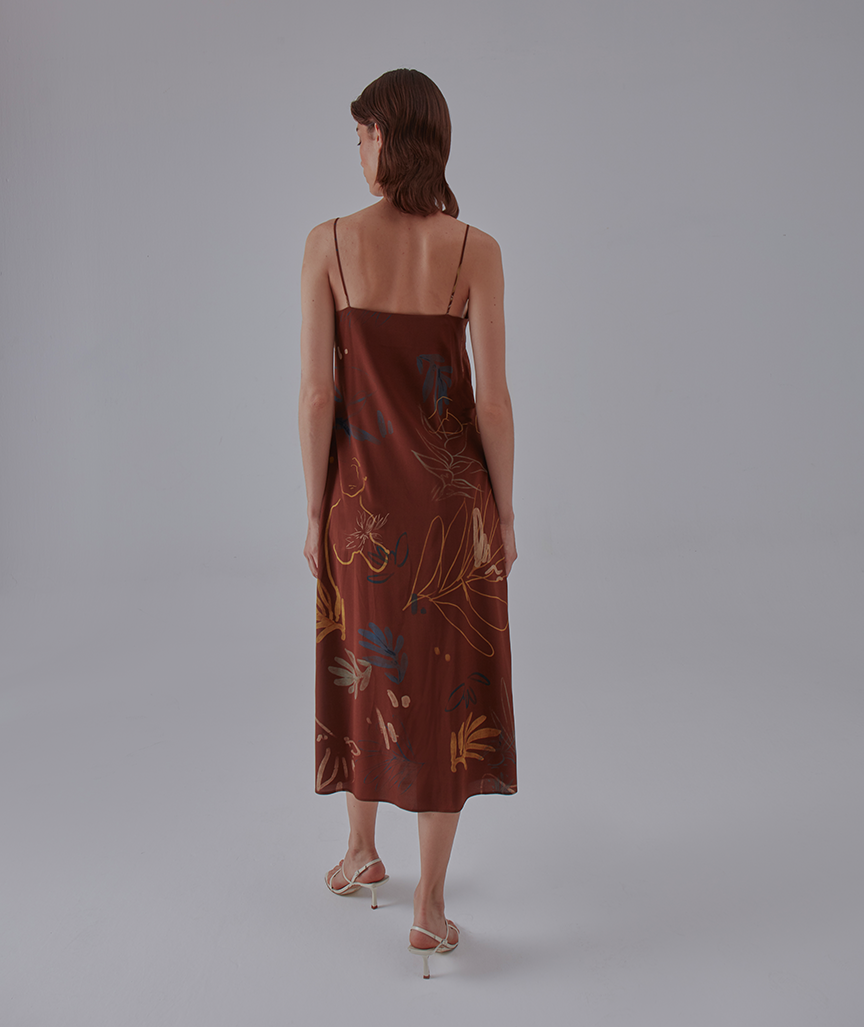 Pura Kleid mit Palo Santo Coco Muster
