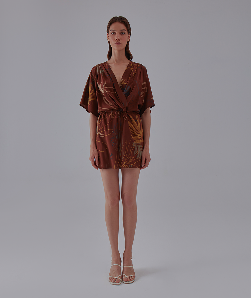 Vamos Kleid mit Palo Santo Coco Muster